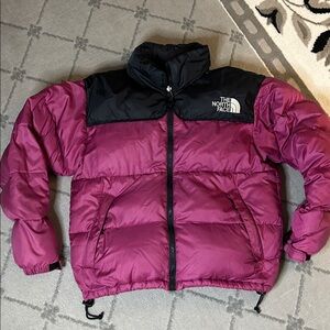 The North Face 1996 Vintage Retro Nuptse Short Puffer with Packable Hood